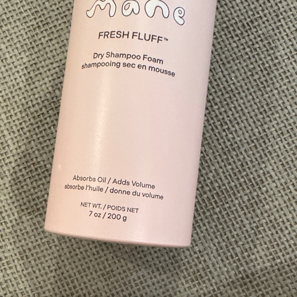 Mane Fresh Fluff Dry Shampoo Foam shampooing sec absorbs oil adds volume hair - Picture 2 of 2